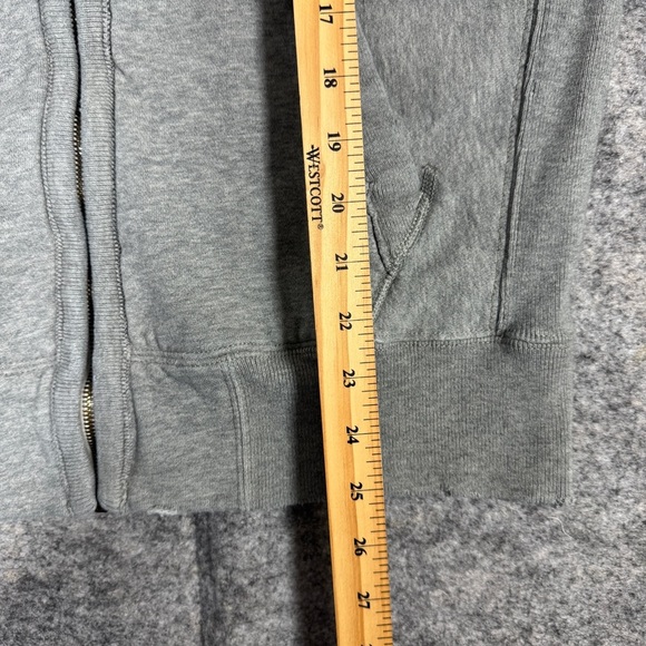 Abercrombie & Fitch Men's Y2K Light Gray High Neck Zip Up Jacket Size XL - Picture 7 of 16